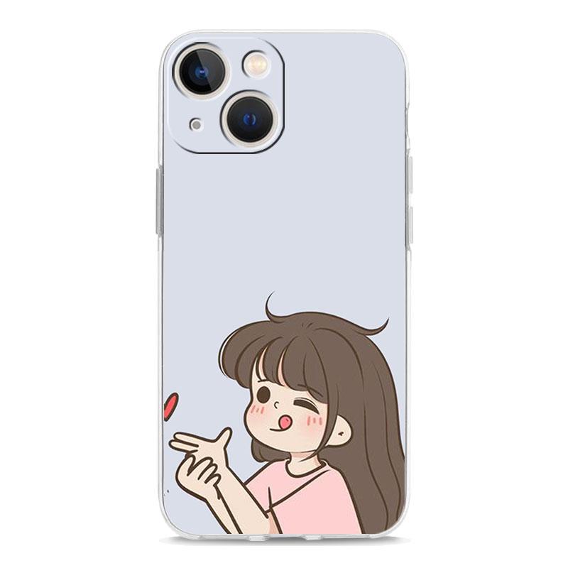 Phone Case For iPhone 17 Cases iPhone Air 16 15 12 13 14 Pro Max 7 8 Plus 16Pro iPhone11 Soft Cover Cute Boy Girl Couple