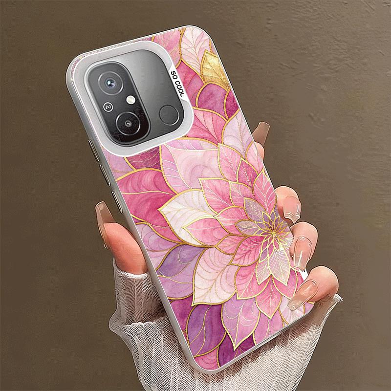 

Beautiful Rose Gold Art Shockproof Phone Case for Xiaomi Poco X7 X6 X5 X3 Pro F7 Ultra M8 Redmi 15C 15 14C 13C 12C 10C 13 12 10 Xiaomi Poco X5