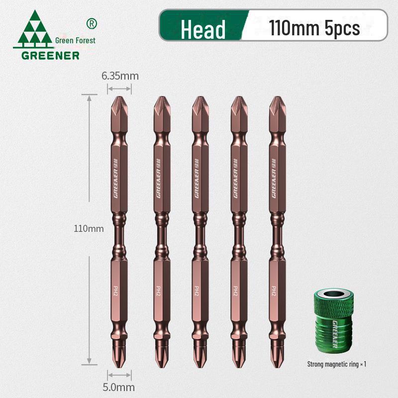 Green Forest Strong Magnetic Cross Head Electric Screwdriver Set