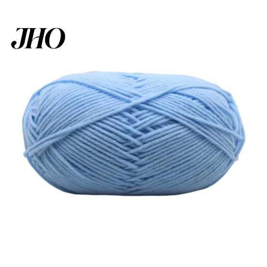 DIY Knitting Yarn Wool Line Professional Ultra Soft Needlework Milk Cotton Crochet Knitted 4Ply for Home