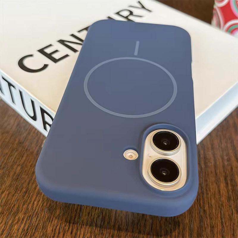 Luxury Liquid Silicone For Magsafe Case For iPhone 16 15 14 13 12 Pro Max Plus Magnetic Wireless Charging Soft Cover