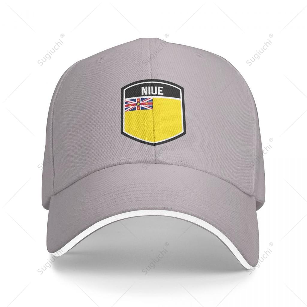 Multifunction Niue Flag Shield Sandwich Baseball Cap Unisex Sports Casual Caps Golf Hat Fishing Outdoors