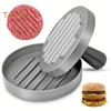 Hamburgarepress 4,5" Non-Stick Patty Maker med 100 Vaxpapper Kraftig Köttbullspress för BBQ Veggie Burgers