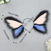 X6HE Adjustable Plush Elf Butterfly Fairies Ear Headpiece For Kids Adult Roleplay Costume Halloween Theme Event Headpiece