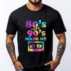 Retro 80s Baby 90s Made Me Cassette Fall Clothes Aesthetic Tshirts Men Punk Style Mens Designer Clothes Clothes Graphic - Men...