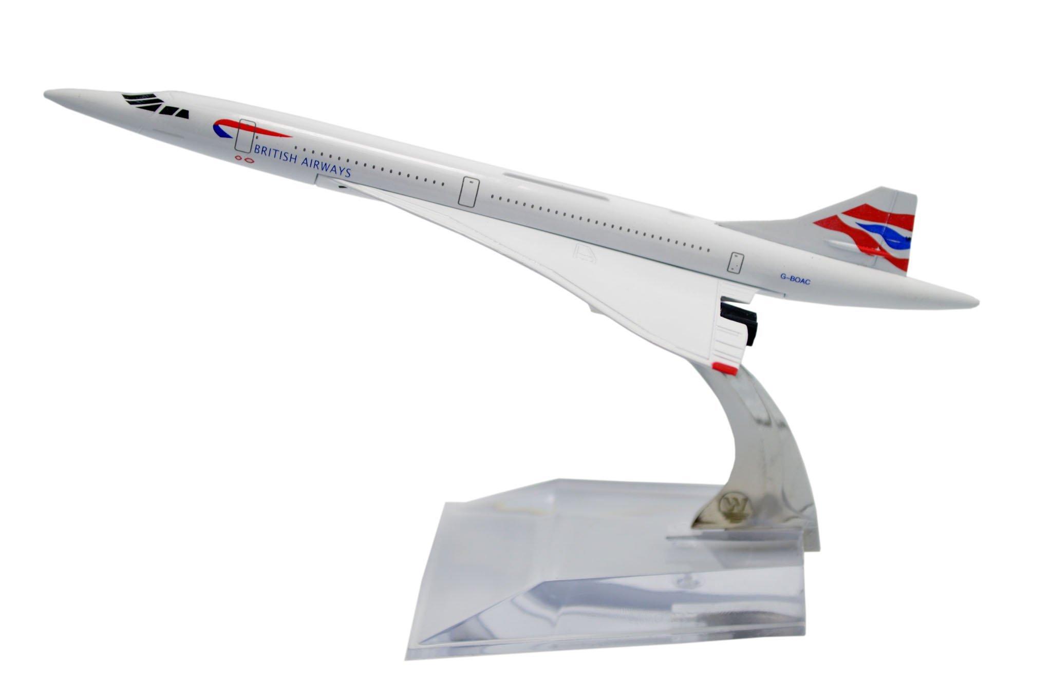 

TANG DYNASTY 1/400 16cm British Airways Concorde Alloy Plane Model Toy
