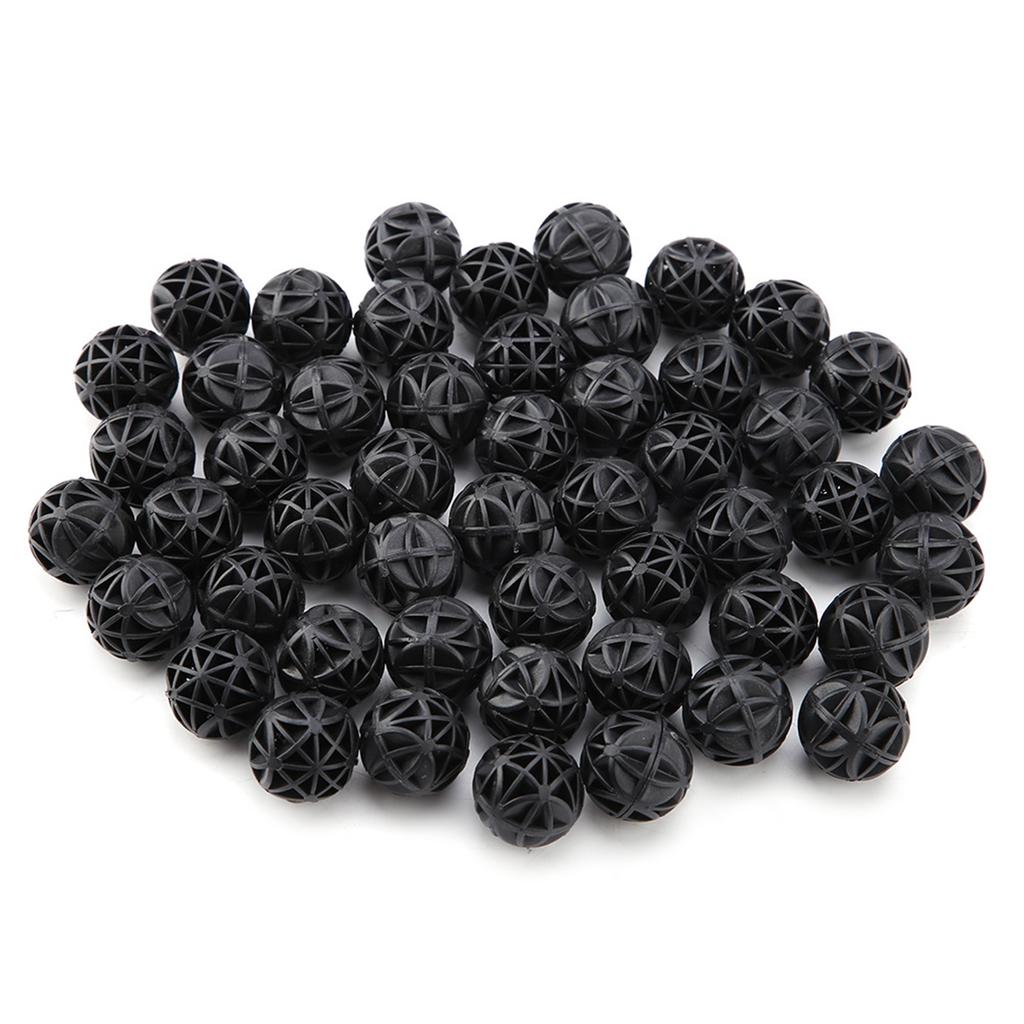 50Pcs Bio Porous Filter Biochemical Ball with Cotton Aquarium Pond Filter Material