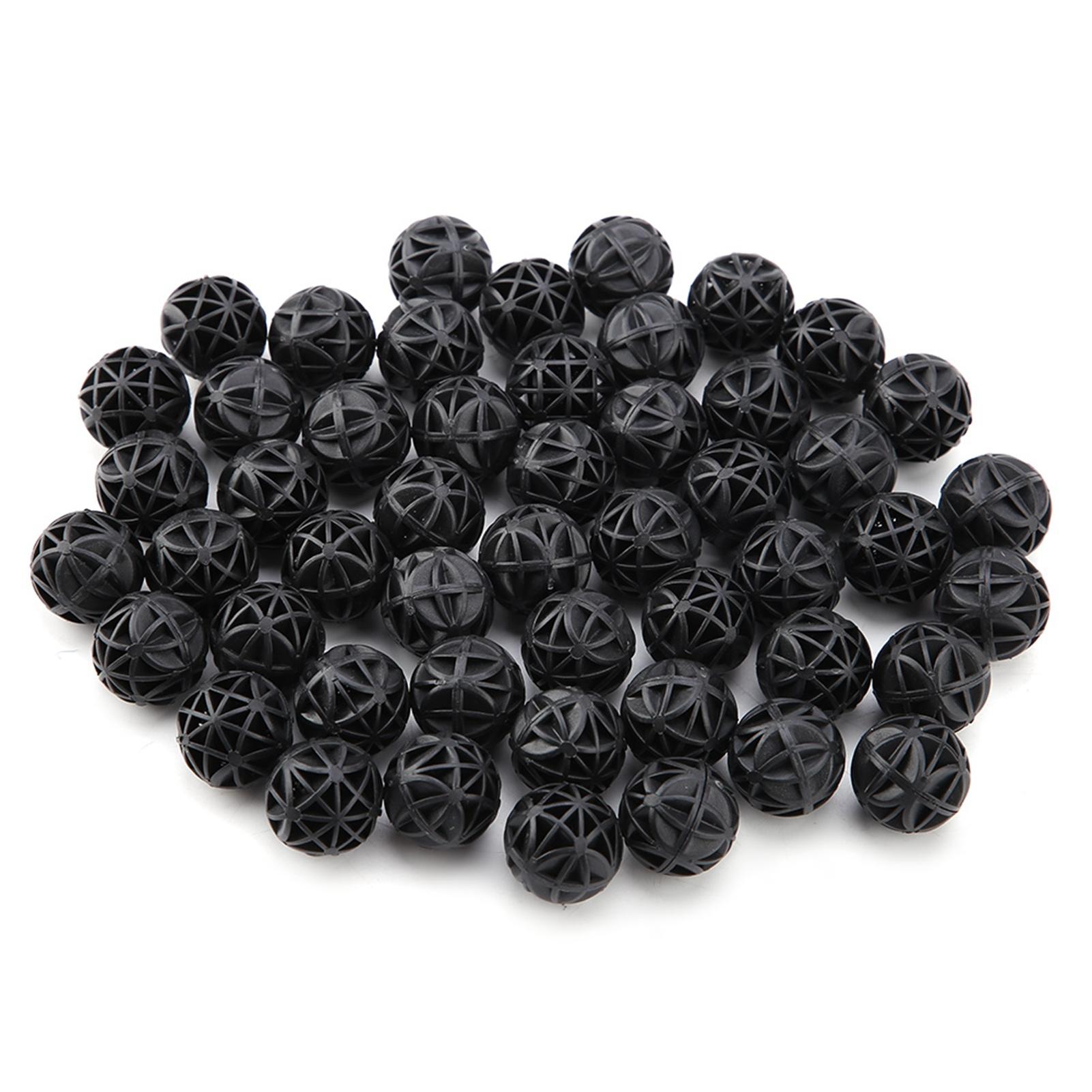 Kaisai 50Pcs Bio Porous Filter Biochemical Ball With Cotton Aquarium Pond Filter Material