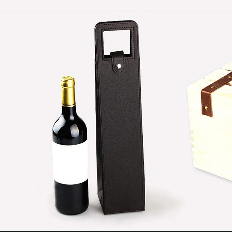 Red Wine Packaging Bags Gift Universal Packaging Leather Boxes Multiple Single Bottle Wine Glass Packaging Leather Bags