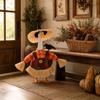 Porch Outfit Yellow Plaid for Thanksgiving Holiday Decoration