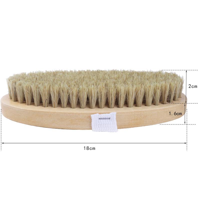Beech Wood Horsehair Shoe Brush for Leather and Suede - Available in Large and Small Sizes