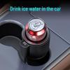 Universal Car Cup Holder for Hot & Cold Drinks - Portable One-Button Heating & Cooling Cup
