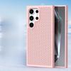 Suitable for Samsung S25Ultra Heat Dissipation Mesh Breathable Phone Case Honeycomb Hole Skin Feel S23FE Anti-drop Protective Case S24