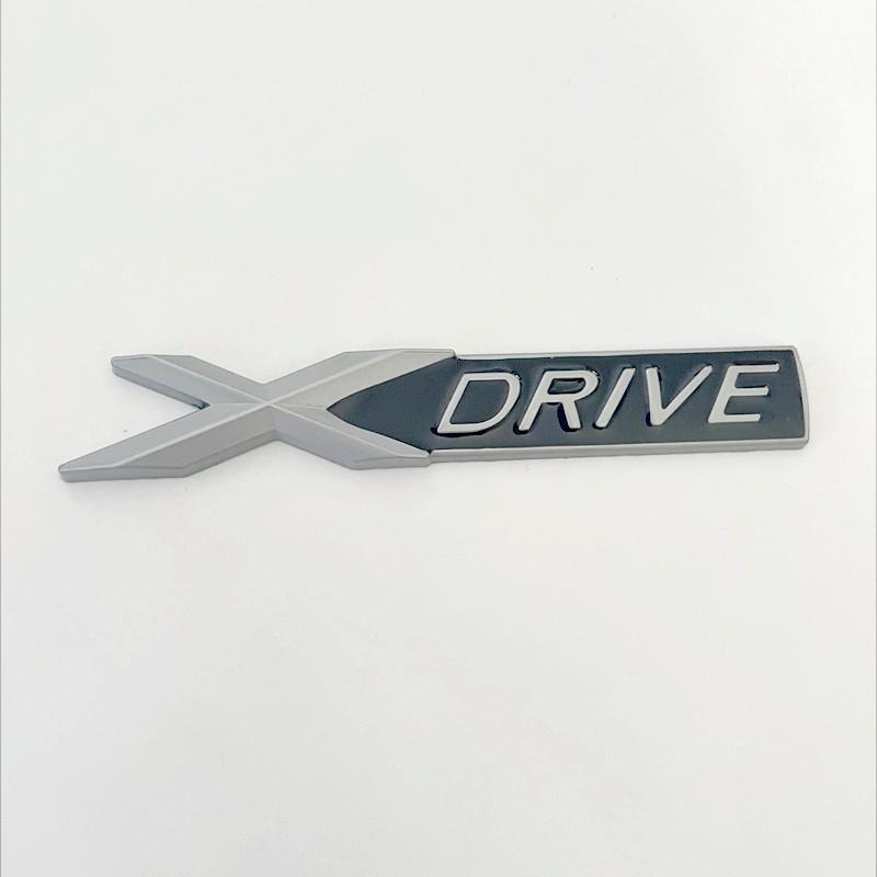 

3D Metal X Drive Logo Xdrive Emblem Nameplate Car Trunk Badge For BMW 328i 525 535d 530d G20 F10 Xdrive Sticker Accessories