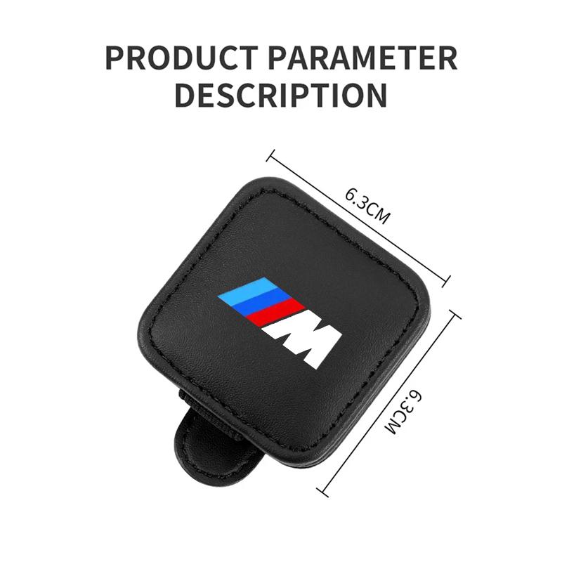 Auto Sun Visor Glasses Box Sunglasses Clip Card Ticket Holder For BMW M Emblem E46 E36 E34 F10 E90 F30 E60 F30 E53 E30 E92 E87 EPYFH1