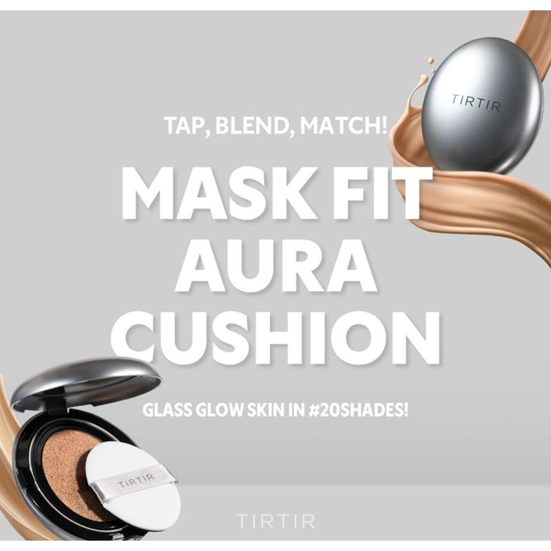 TIRTIR - Mask Fit Aura Silver Cushion Mini #17C Porcelain Bundle Set