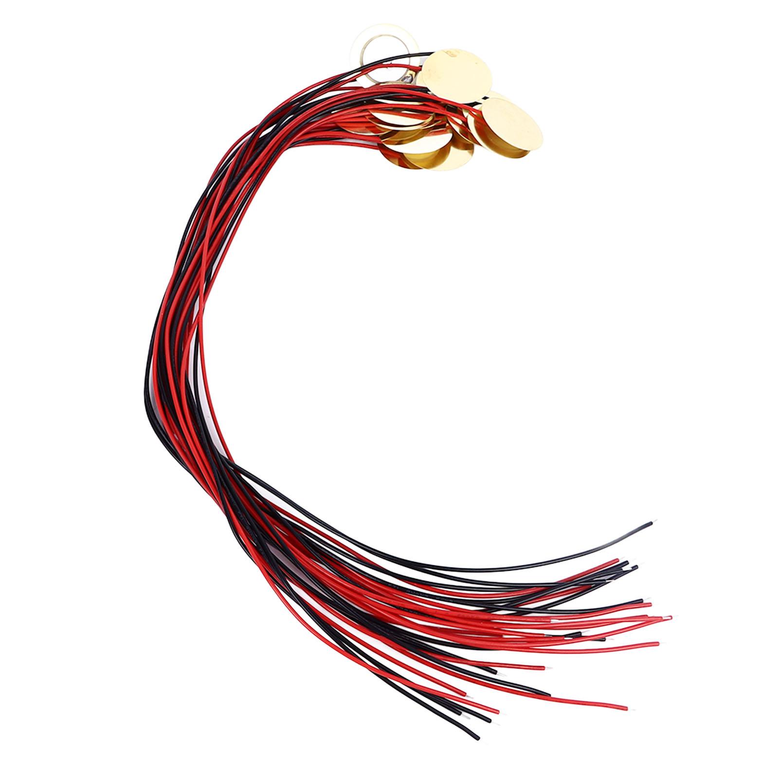 

15 шт. пьезоэлектрический звукосниматель 27 мм гитарный звукосниматель пьезоэлектрический преобразователь с 33 мм проводом для барабана