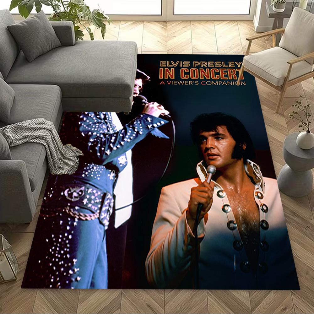 Elvis Presley Live Performance Carpet Suitable for Kitchen Foyer Hallway Dormitory Antislip Carpet Decorate Offices Perfect Gift for Women/Men
