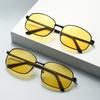 Metal Frame UV Resistant Sunglasses UV400 Color Changing Dual-use Sun Glasses Male and Female Drivers' Night Vision Goggles