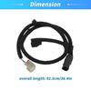 No.ML3Z-14A411-F Driver Side Bed Lamp Wiring Harness Jumper Assembly for Ford F-150 2021-2023 Rear Trunk/Cargo Box Lighting Harness