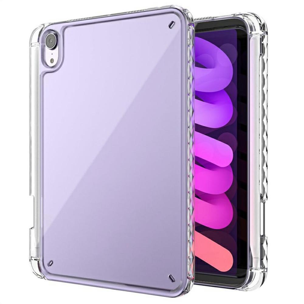 For iPad mini (2024)/(2021) Case Corner Protection Clear Acrylic+TPU Tablet Cover
