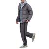 Adidas Down Jackets Women's Gray Stand Collar Moderate KF6761