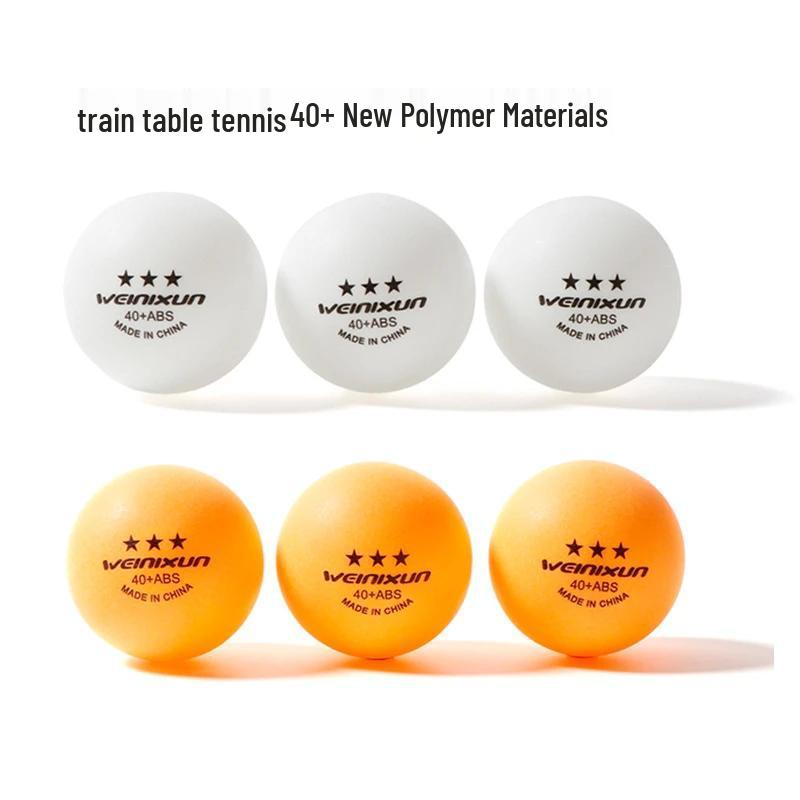 Newcomer Special: Durable 3-Star Competition Table Tennis Balls - Made from New Material