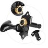 8PCS Fish Tail Design 4 Strings Tuning Pegs Metal Ukulele Parts Musical Instrument Parts  Guitar