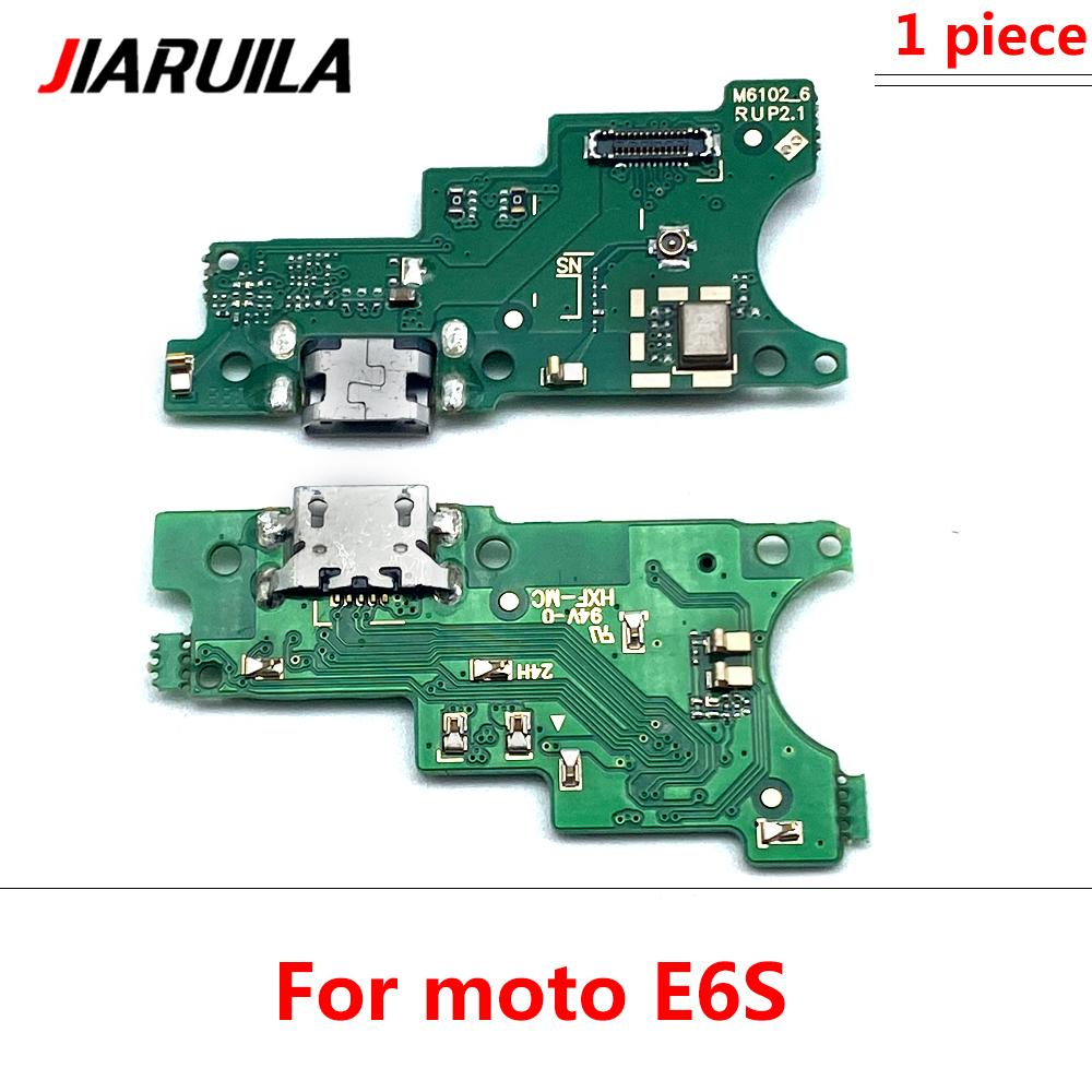 USB Charging Port Charger Board Flex Cable For Moto E7 E6S E1 E6 Plus E1 Play Go E7 Power Dock Plug Connector With Microphone
