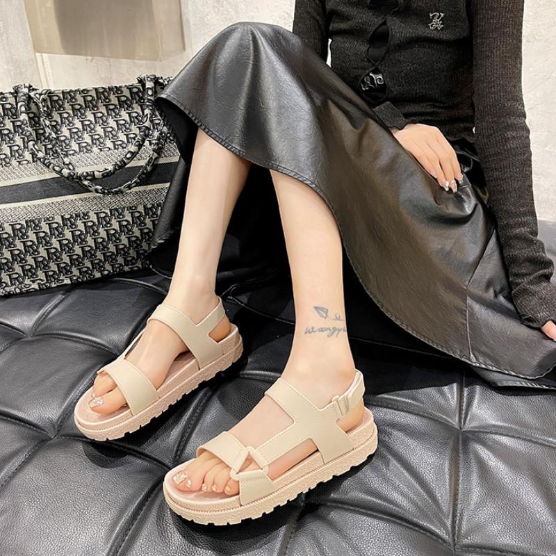Klassische Damen Flache Freizeit Sandalen Elegant Schlichte Leichte Sandalen Outdoor Strand Walking Sandalen Schuhe für Damen Sandalias De Mujer