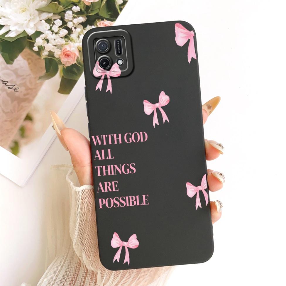 For Oppo A16k CPH2349 Casing For Oppo A16e CPH2421 Cover Fashion Cartoon Cute Funny Painted Silicone Phone Case