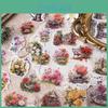 Retrostory Flower Manor Pet Rose Sticker Pack Creative Journal Scenery Diy Stickers