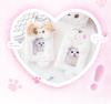 Kawaii Plush Card Holder Fashion Cute Cartoon Rabbit Puppy Style Kpop Idol Photocard Holder Keychain Lovely Bus Card ID Card Organizer