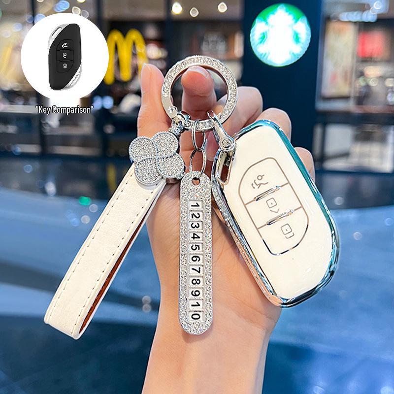 Dongfeng Fengxing T5 Evo/T5L Key Cover for Shengshi, New Yacht, and Thunder Models.