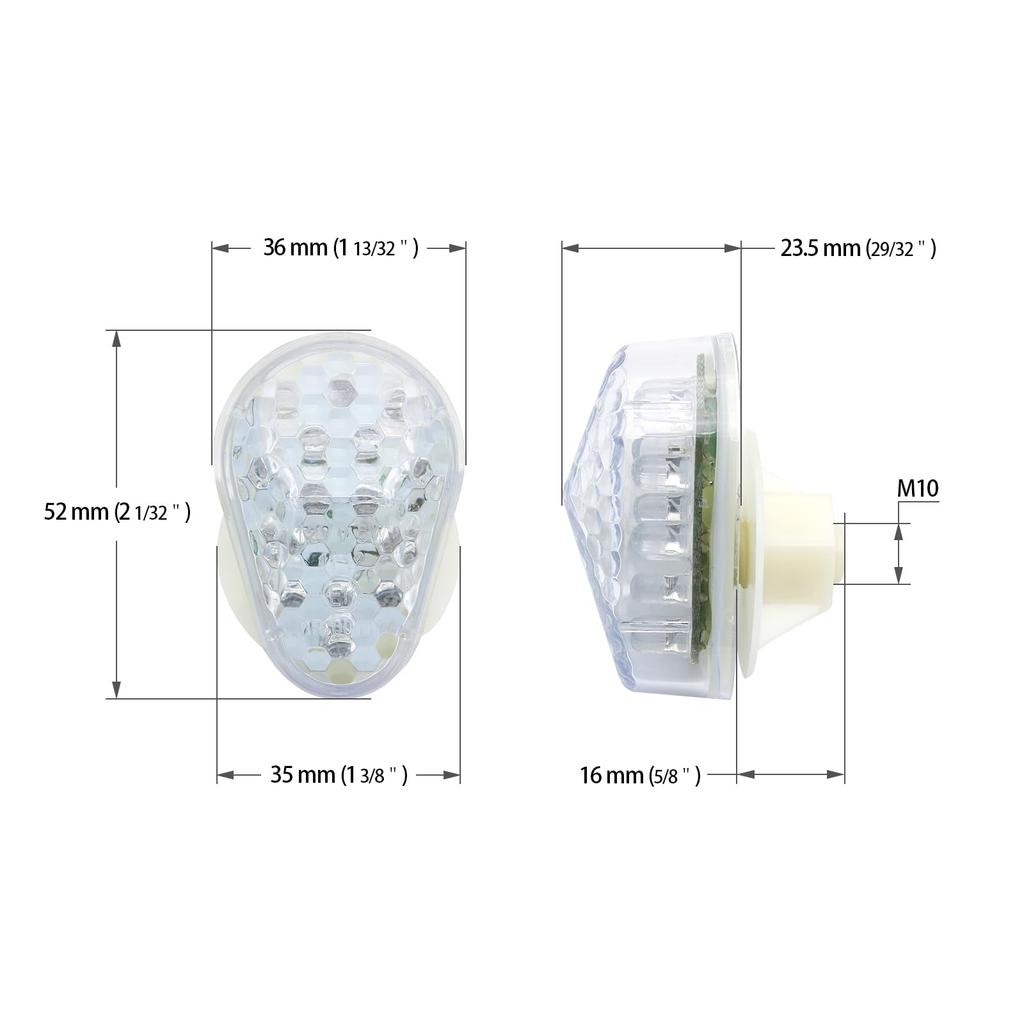 MFC PRO Universal Motorcycle Ultra Bright LED Turn Signal Indicator Kawasaki Ninja Z800 Z1000