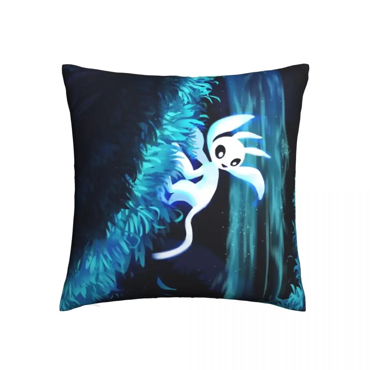 

Up The Waterfall Ori And The Will Of The Wisps Fan Cojines Throw Pillow Case Cushion Home Sofa Chair Print 66x66cm