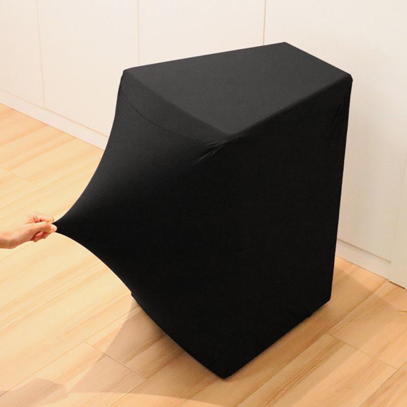 Black Elastic Speaker Dust Cover All-Inclusive Protective Case For Computer Audio Equipment Multimedia Metal Audio Protect Cover