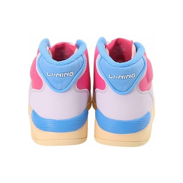 Баскетбольные кроссовки Li-Ning High-Top Retro женские кроссовки Фиолетовый Красный — фото 5