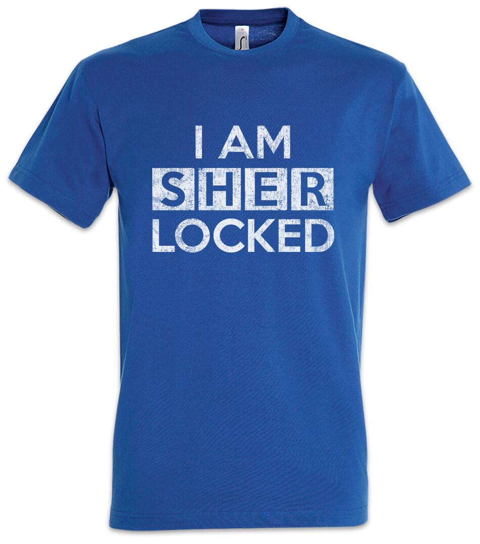 Я С... Мужская футболка серии Sher Fun Locked Sherlock TV Holmes Watson Мужские Женские Футболки Топ M