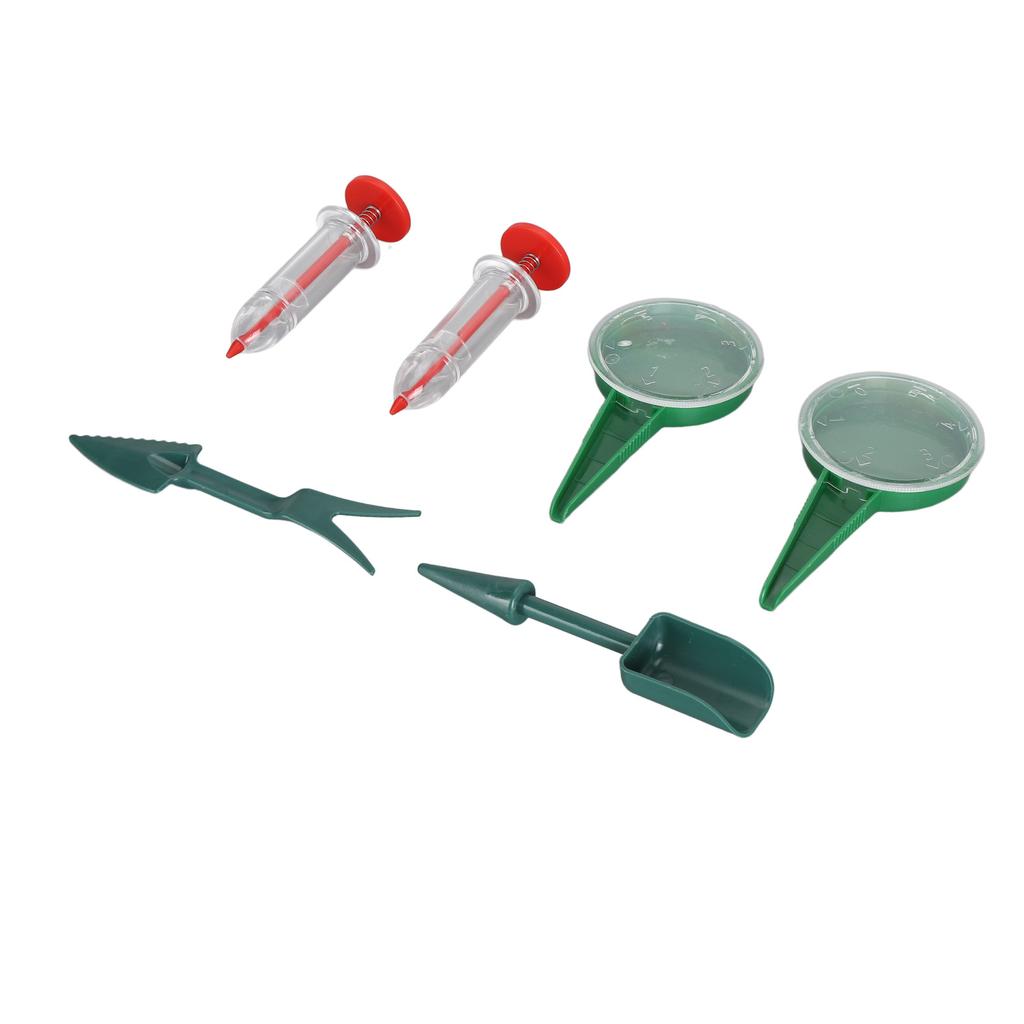 6PCS Mini Seeder Manual Handheld Sowing Seeder Adjustable Portable Seeder Tool Set for Gardening