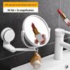 Wall-Mounted Folding Bathroom Vanity Mirror for Dorms