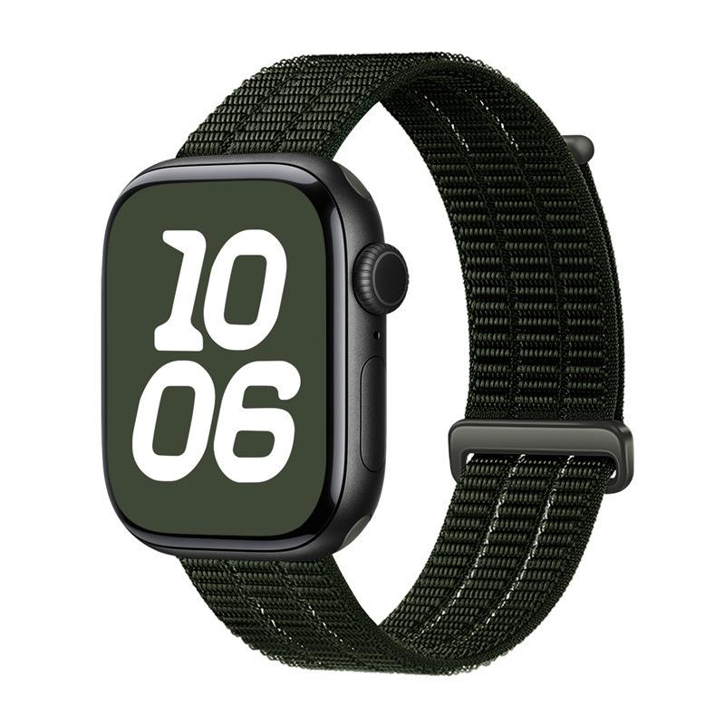Compatible with Apple iWatch 11/10 Nylon Velcro Strap - Double Section Design