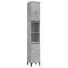 VidaXL Armoire de salle de bain gris béton 30x30x190 cm 819800