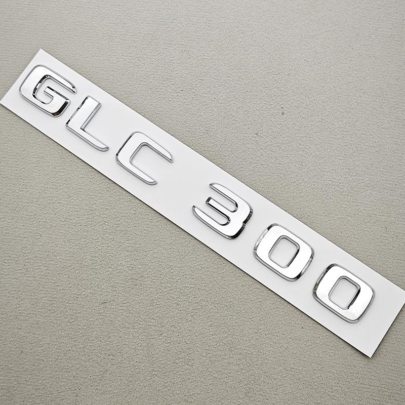 CXEHU1 3D ABS GLC200 GLC260 GLC300 Rear Trunk Letters Emblem Badge Logo Sticker For Mercedes Benz GLC Class Car Styling Accessories