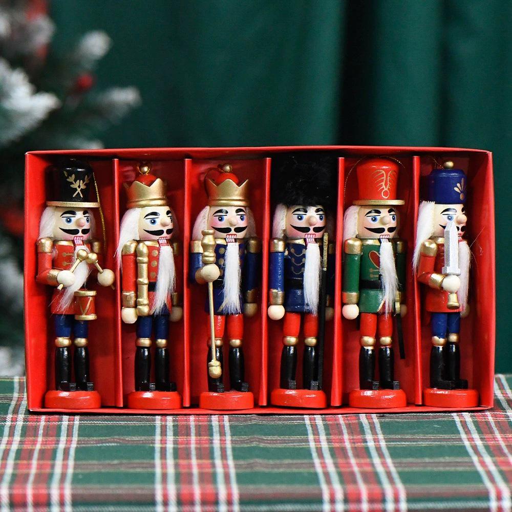 13cm Drumming Nutcracker Soldier British Christmas Decoration Ornament 13CM