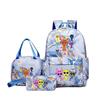 Rhythm zygote student schoolbag children's backpack backpack three-piece set