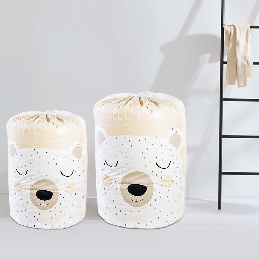 Waterproof Drawstring Quit Storage Bag PEVA Moisture-proof Large Capacity Clothing Organizer Type 1