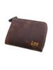 Lee Coin and Size Wallet, Purse, 0520372, L-shaped Zipper, Men's Women's (free (unisex), Chocolate)