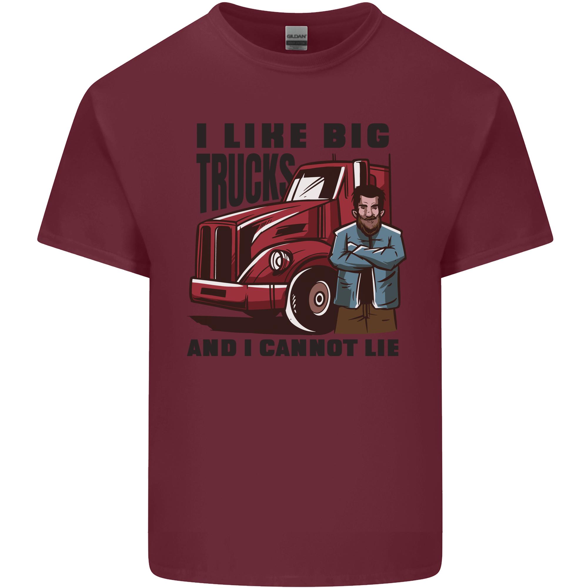 Lorry Driver I Like Big Trucks I Cannot Lie Trucker Unisexs Light Cotton Tshirt S