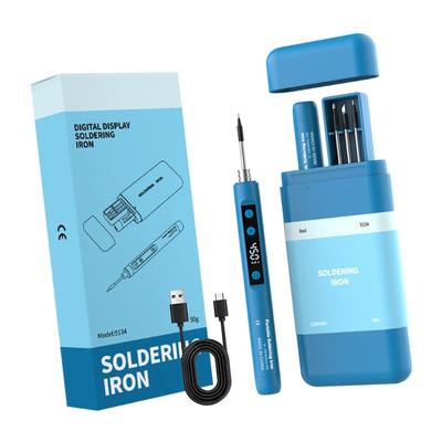 USB Soldering Iron Soldering Tool Adjustable Temperature Carrying Case Accessories Available Home Repair 230-450℃